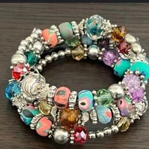 Vintage Wrap Colorful Beaded Bracelet